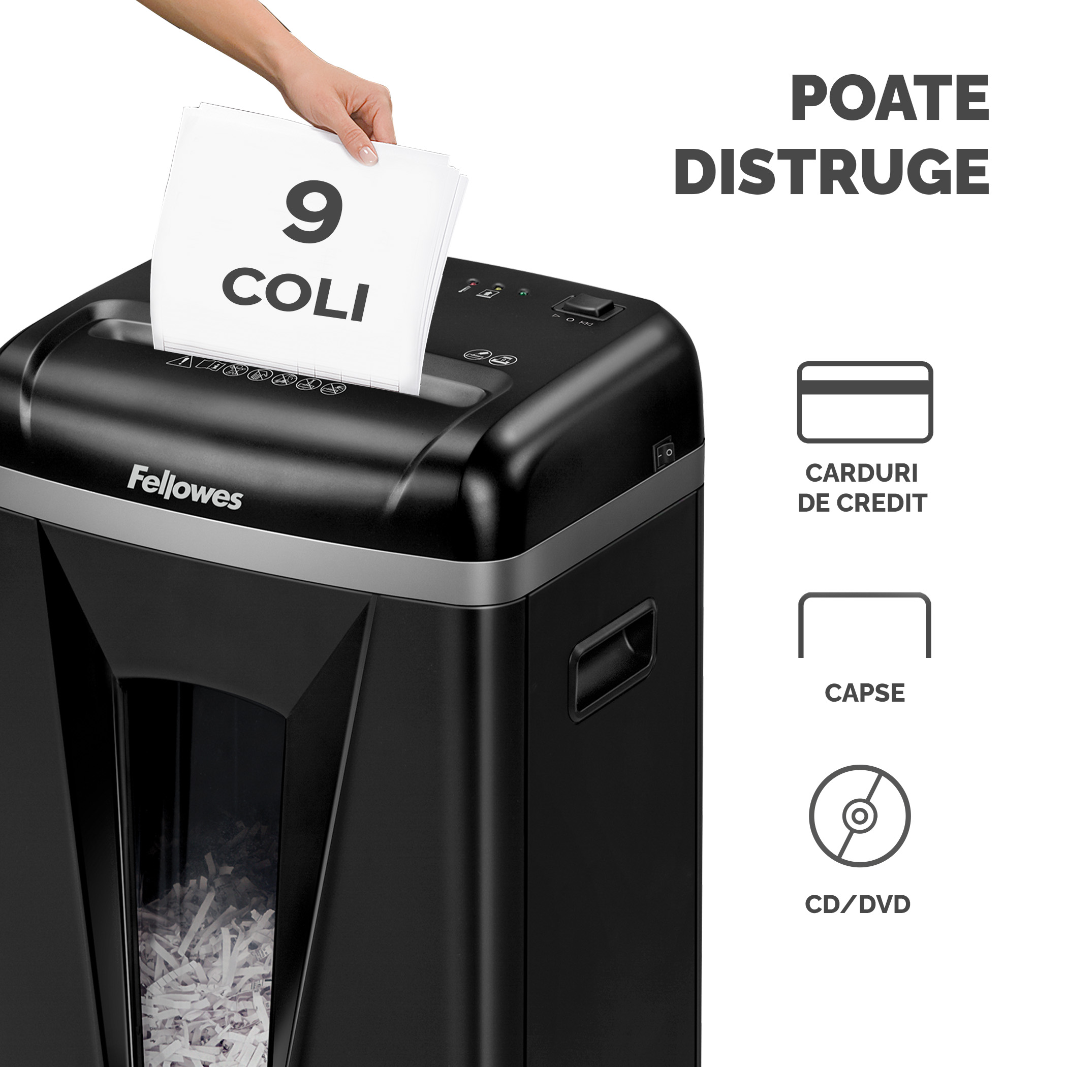 Distrugator Documente Ms-450 Microshred Fellowes