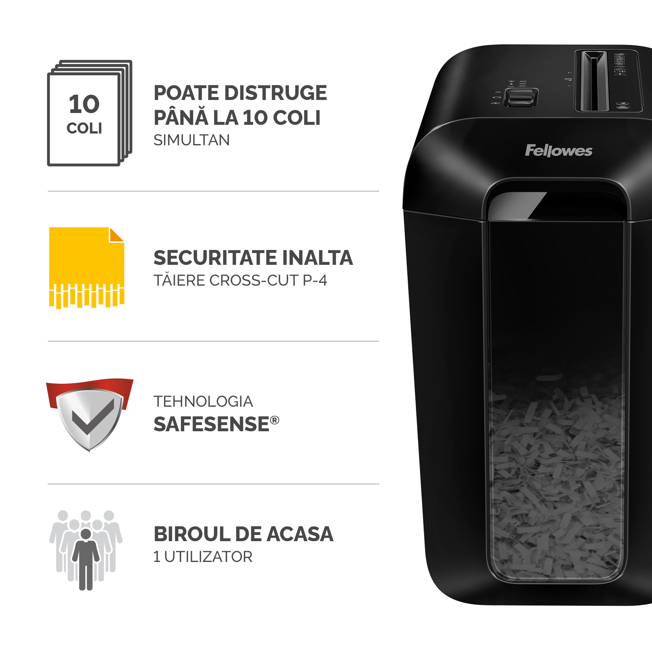 Distrugator Documente Lx65 Cross-Cut Fellowes