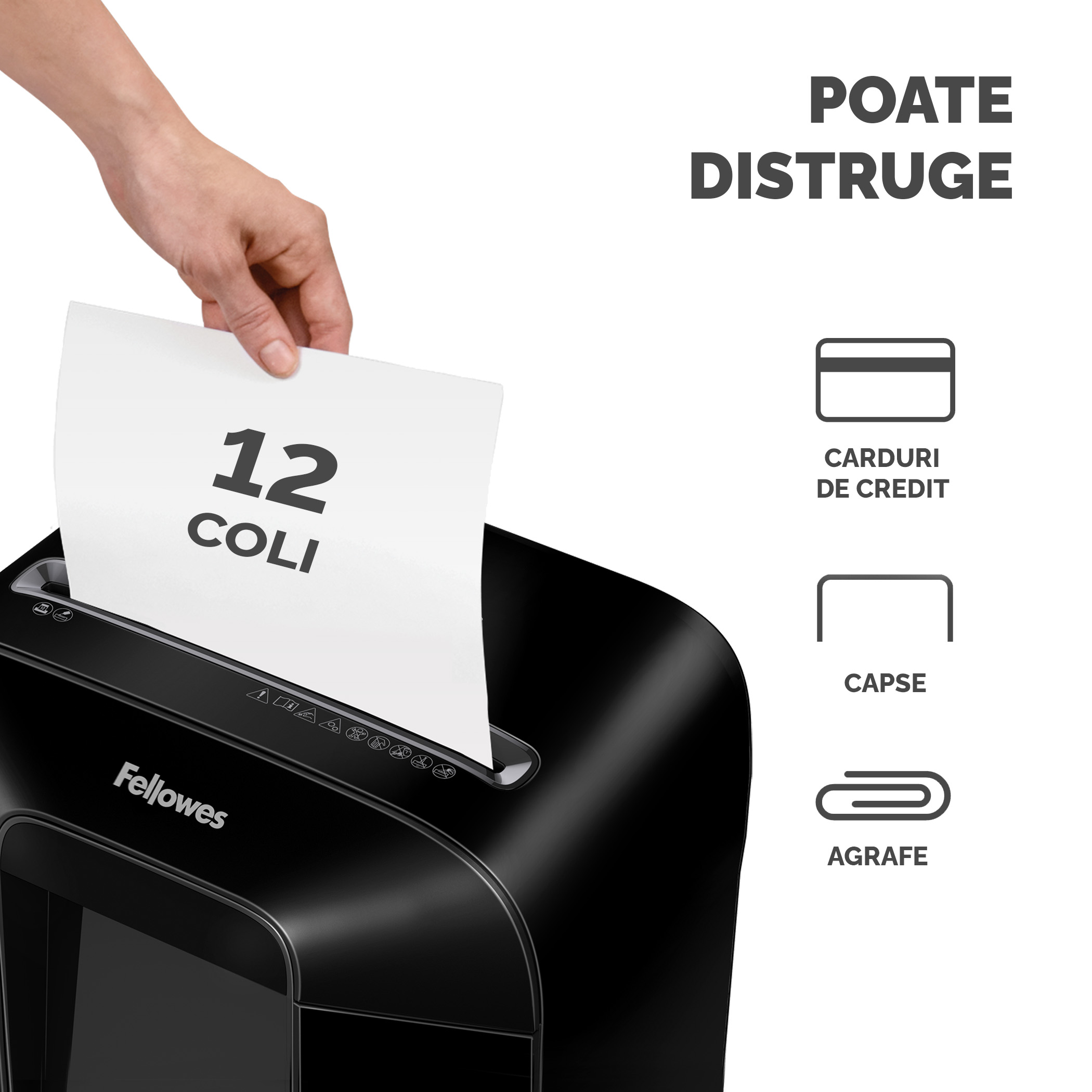 Distrugator Documente Lx85 Cross-Cut Fellowes