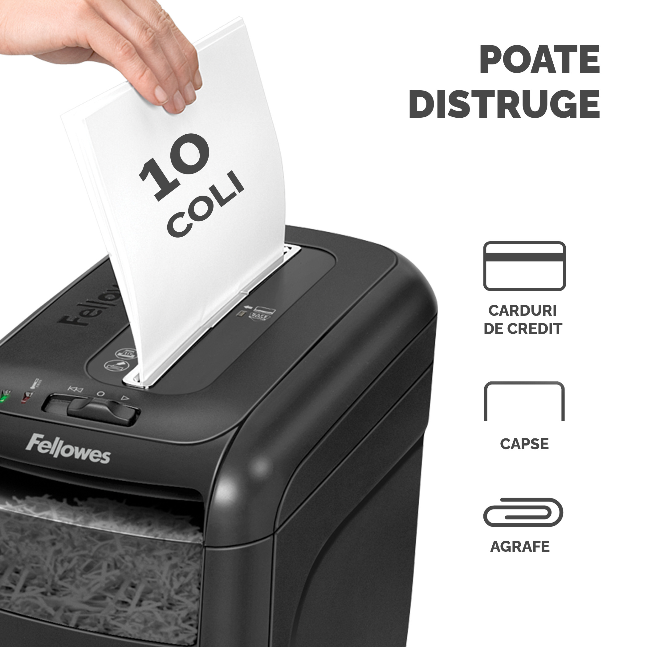 Distrugator Documente 60Cs Cross-Cut Fellowes