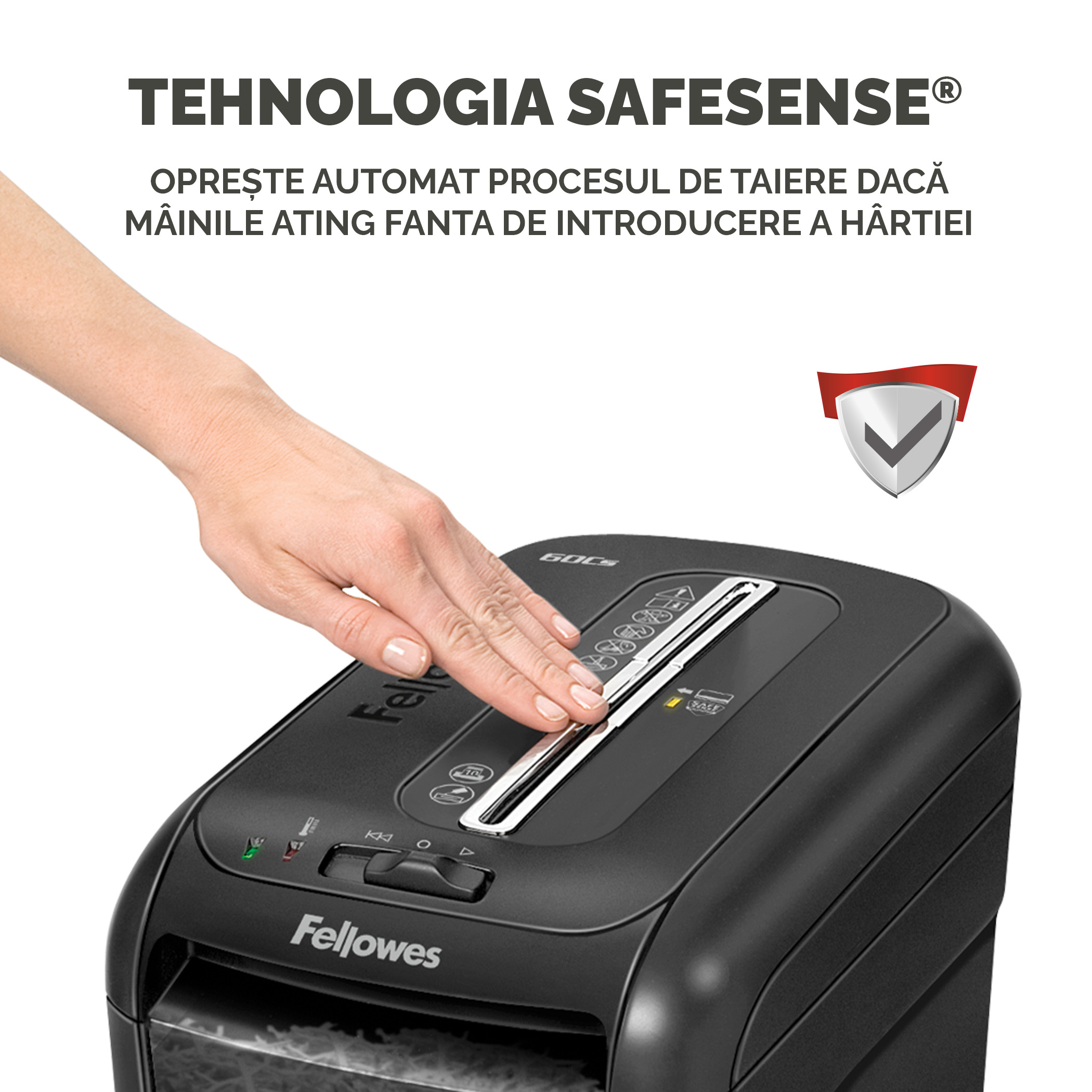 Distrugator Documente 60Cs Cross-Cut Fellowes