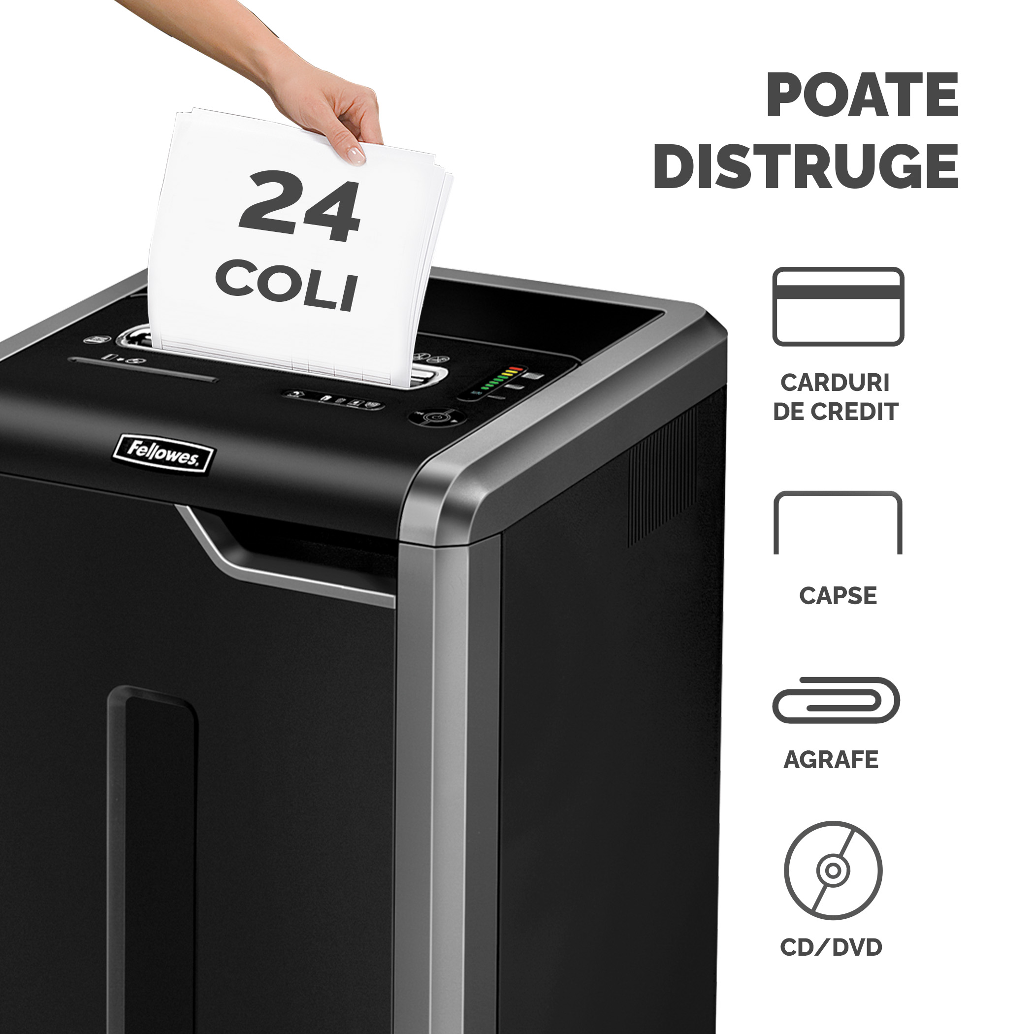 Distrugator Documente 325Ci Cross-Cut Fellowes
