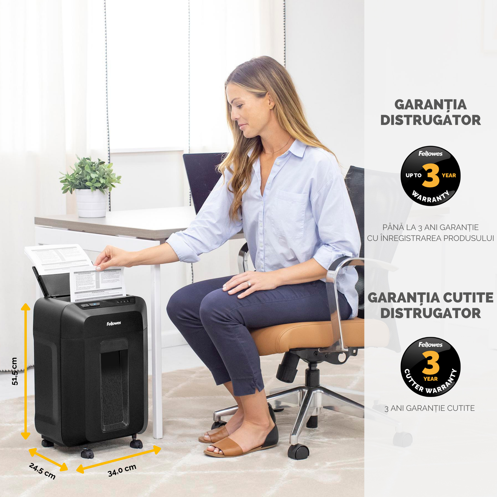 Distrugator Doc Automat 90M Mini-Cut Fellowes