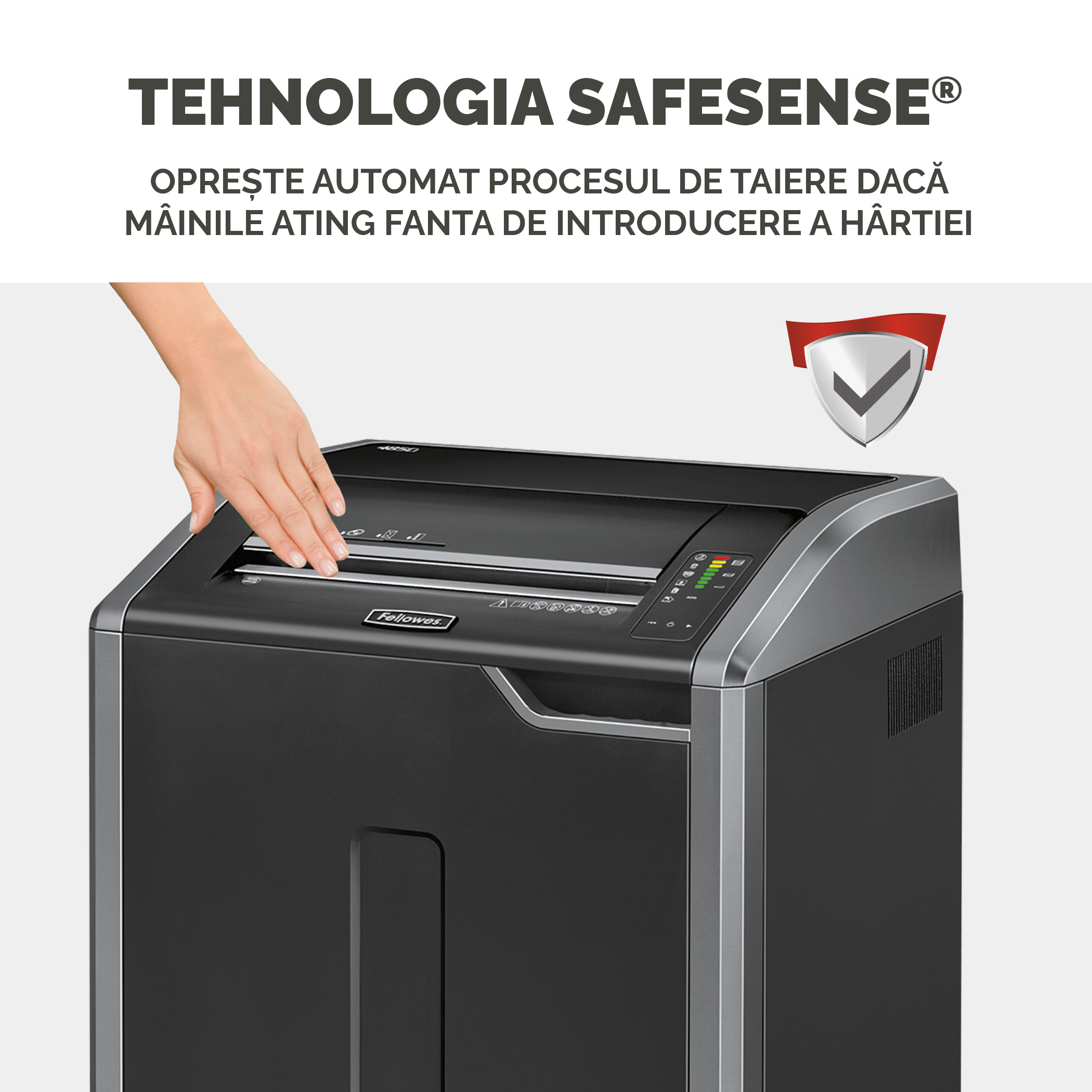 Distrugator Documente 485I Strip-Cut Fellowes