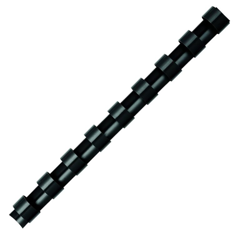 Inel Plastic 12mm Negru Pt 56-80 Coli 100/Cut Fellowes