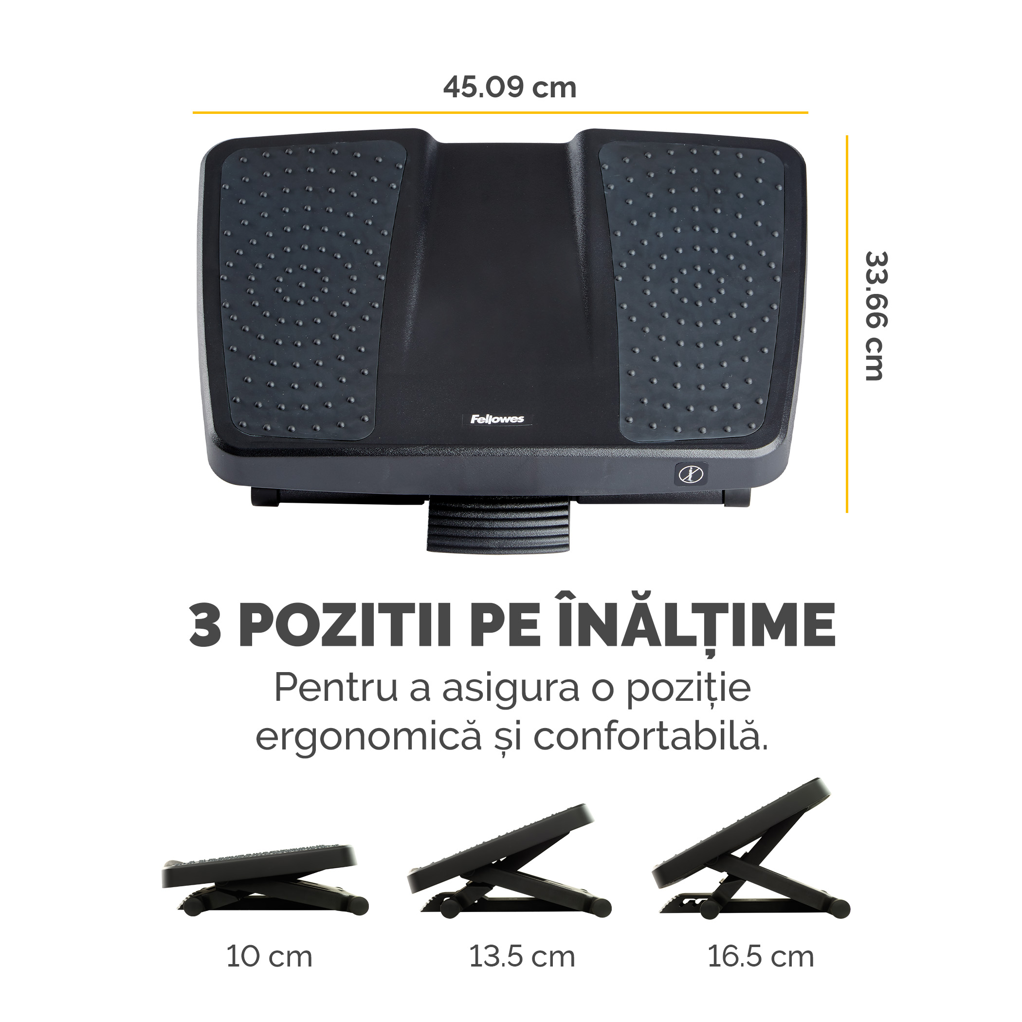 Suport Ergonomic Pentru Picioare Pro Series Ultimate Fellowes