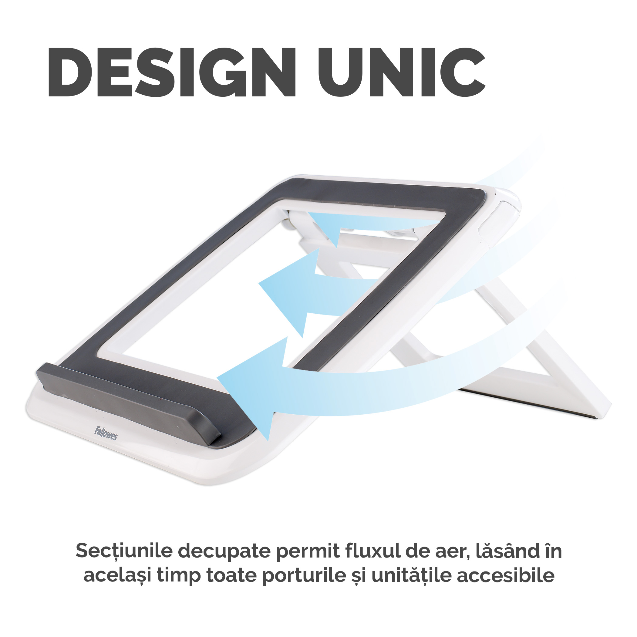 Suport Laptop I-Spire Quick-List Alb Fellowes