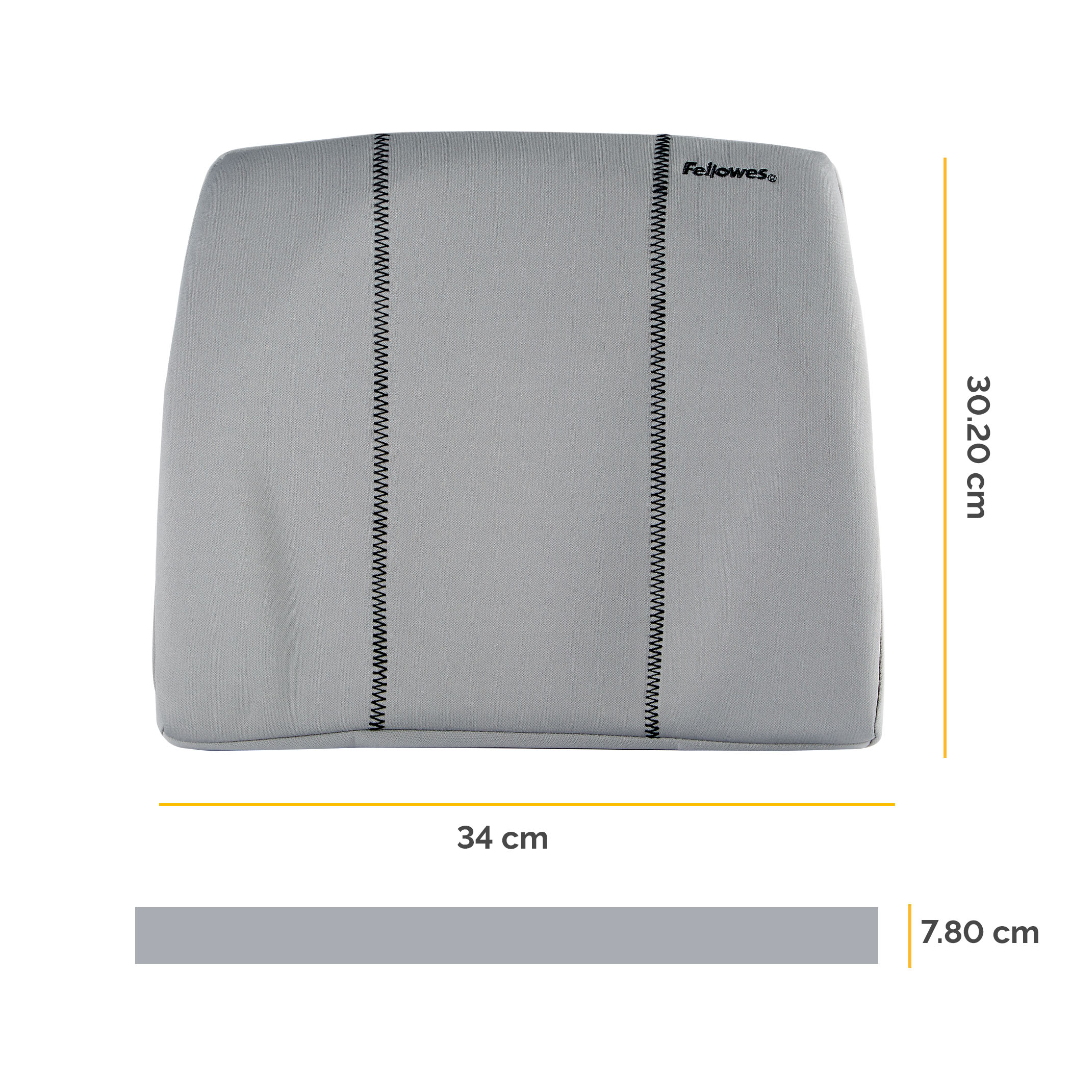 Suport Ergonomic Pentru Spate Gri Fellowes