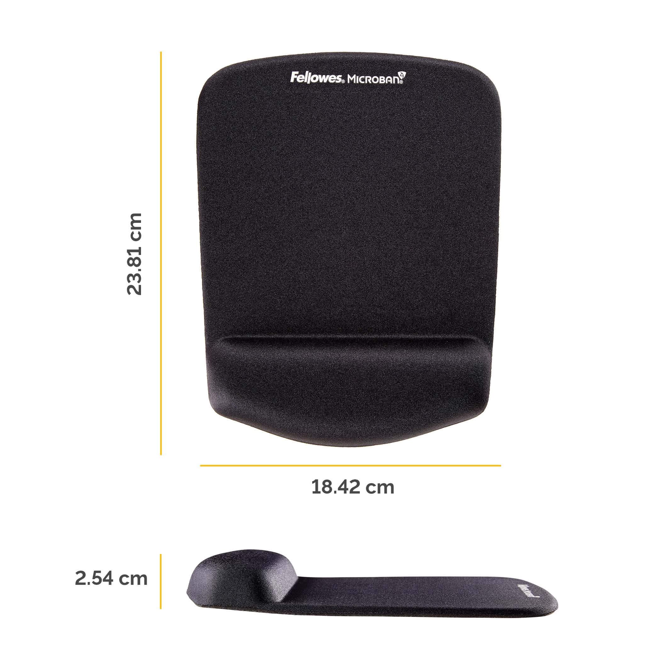 Suport Incheieturi Plushtouch Negru Fellowes