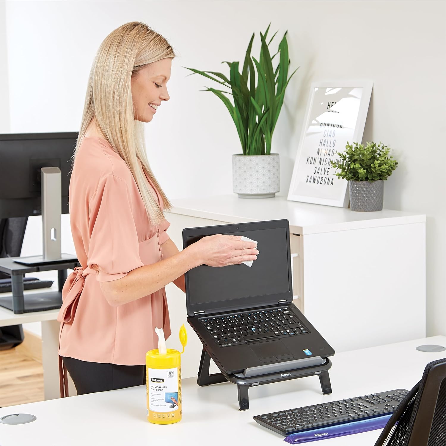 Servetele Curatare Monitor 100/Set Fellowes