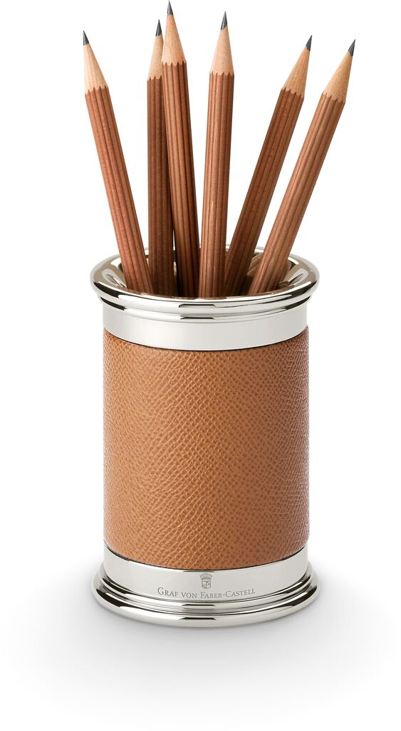 Suport Instrumente De Scris Metal/Piele Maro Graf von Faber-Castell