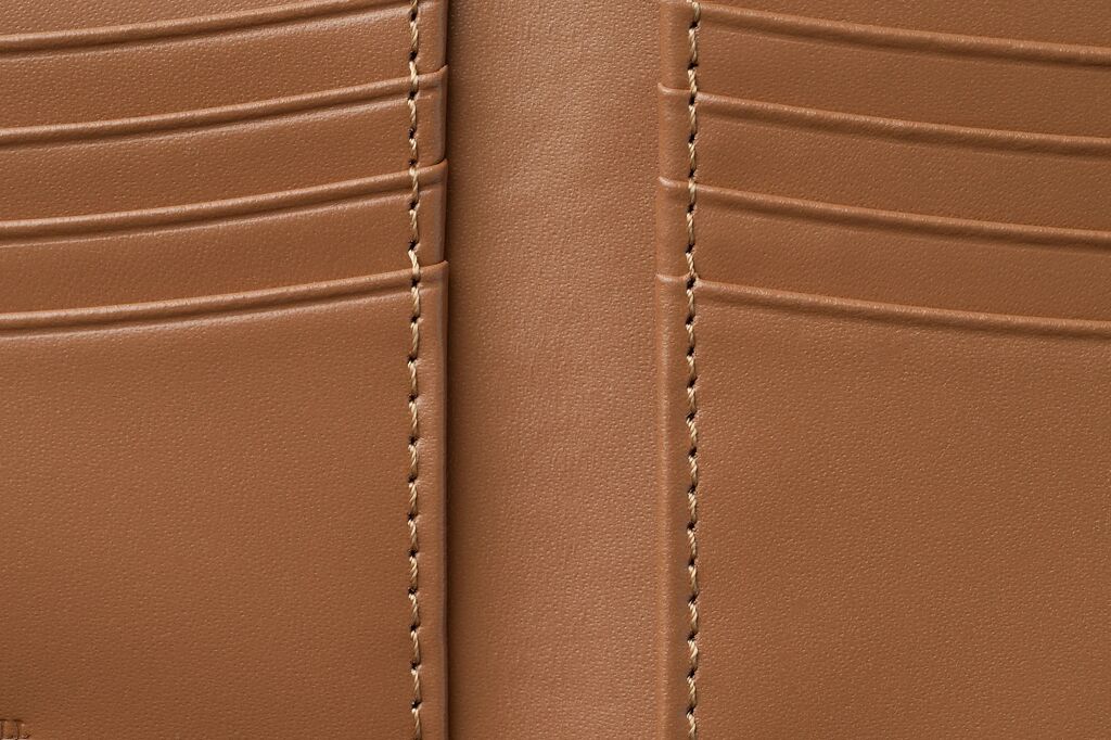 Etui Carti De Credit Piele Granulata Maro Graf von Faber-Castell