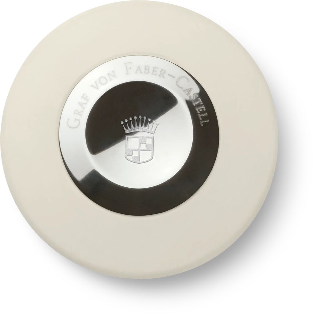 Radiera Creion Rotunda Metal-Platina Graf von Faber-Castell