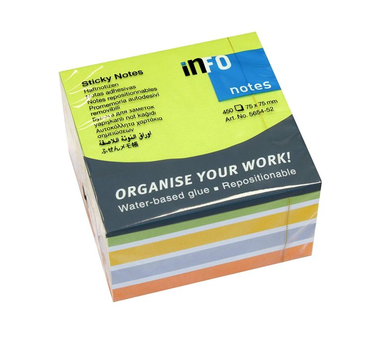 Notes Adeziv 75*75mm 450 File Info Notes
