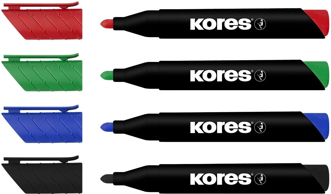 Marker Permanent Set 4 3mm Eco Kores