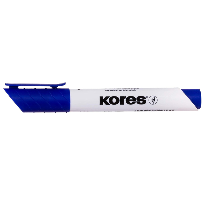 Marker Whiteboard Albastru Varf Tesit Kores