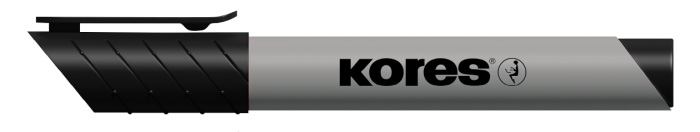 Marker Flipchart Negru 3mm Eco Kores