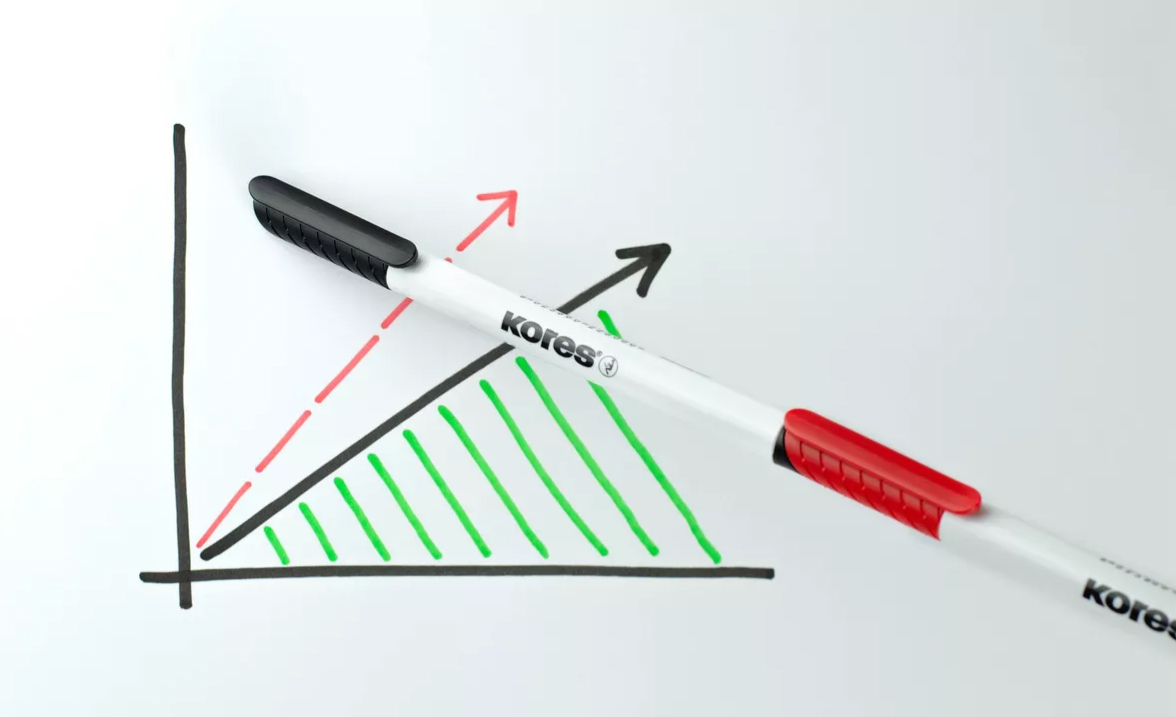 Marker Whiteboard Negru 1mm Kores
