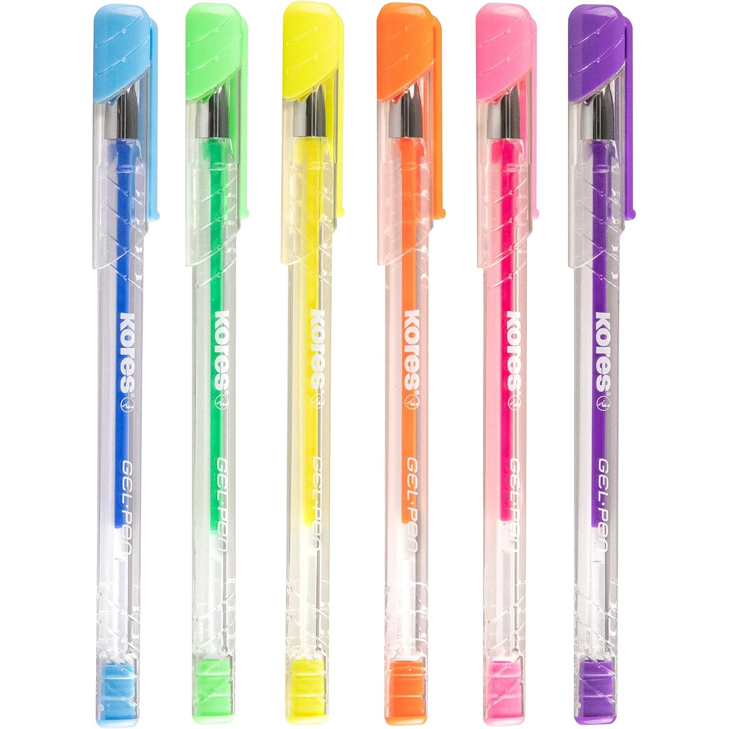Pix Cu Gel K11 0.4mm Culori Neon 6/Set Kores