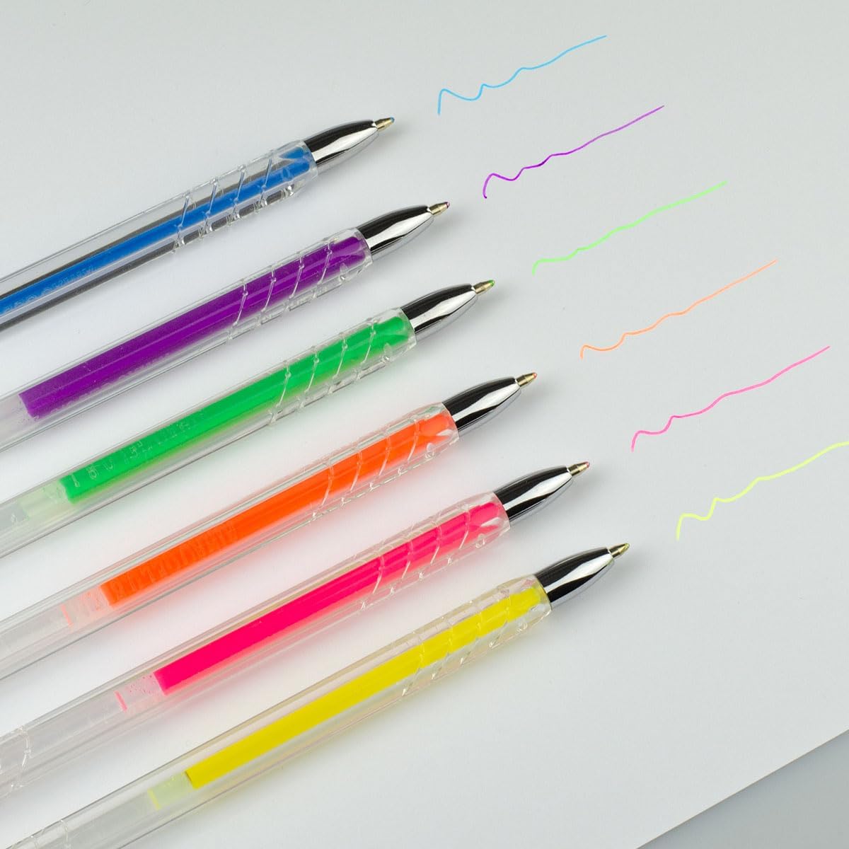 Pix Cu Gel K11 0.4mm Culori Neon 6/Set Kores