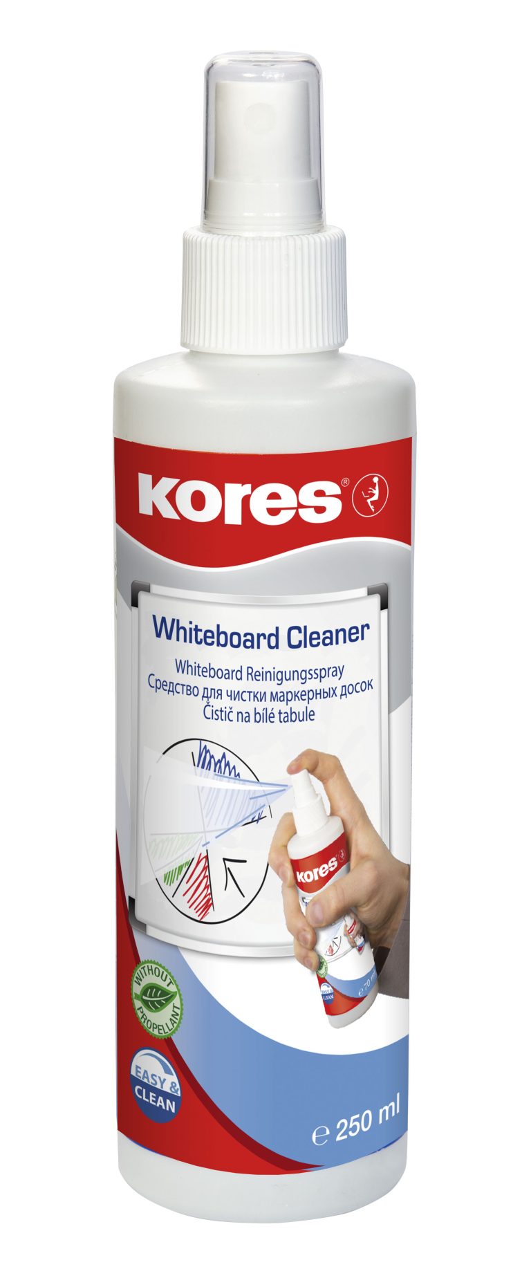 Spray Curatare Whiteboard 250ml Kores
