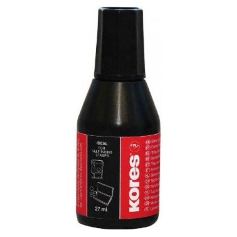 Tus Stampila Negru 28ml Kores