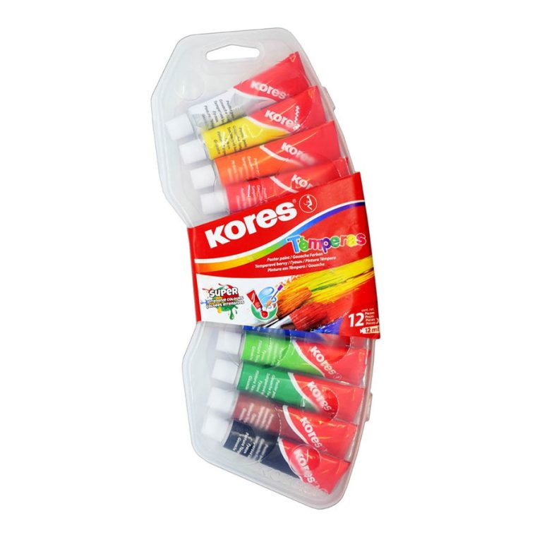 Tempera 12 Culori 12ml Kores