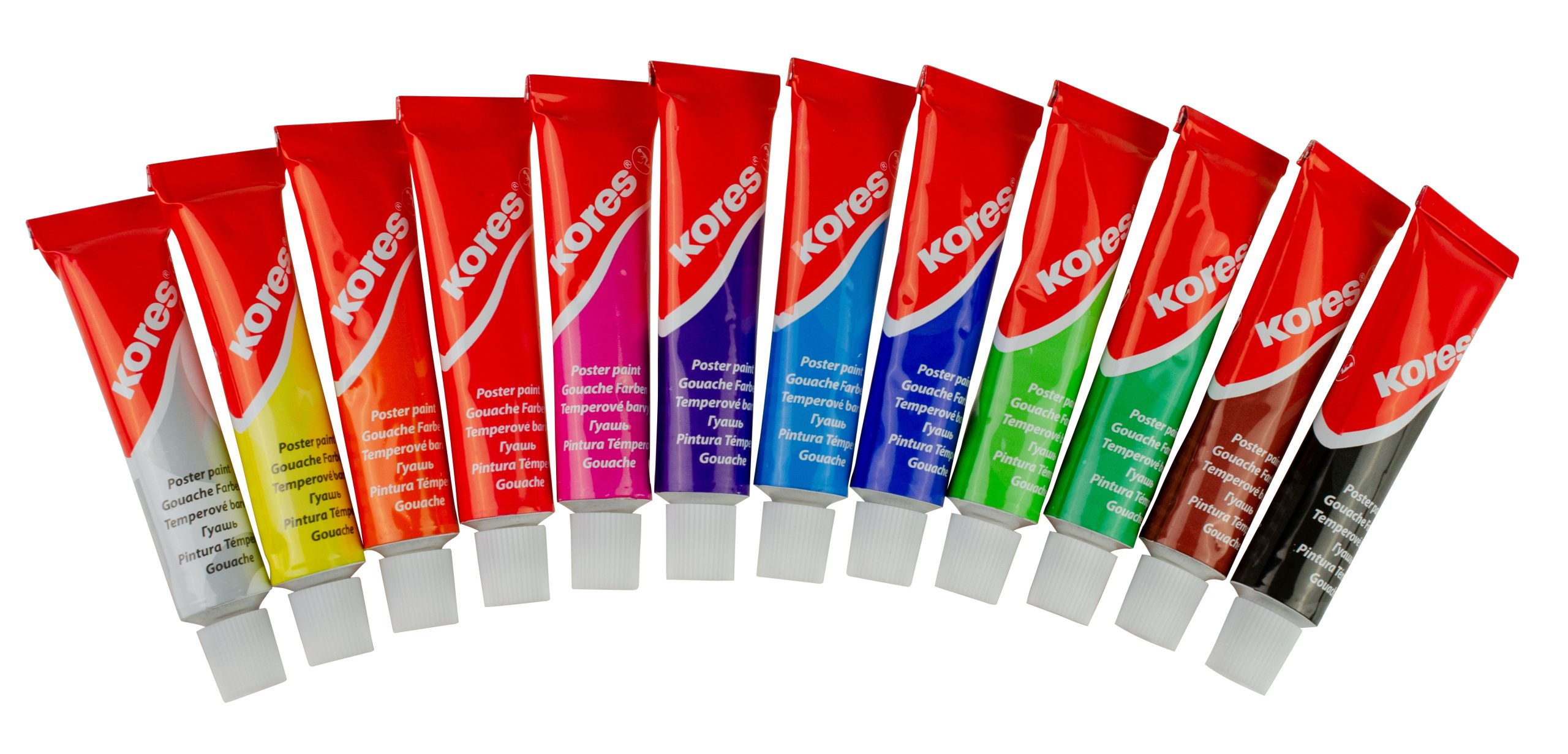 Tempera 12 Culori 12ml Kores