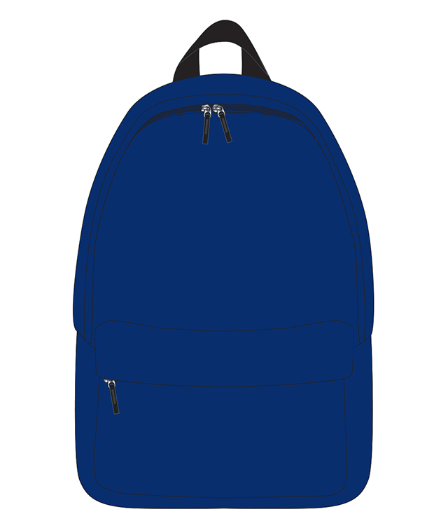 Ghiozdan Simplu 42X30X14cm Albastru Pigna
