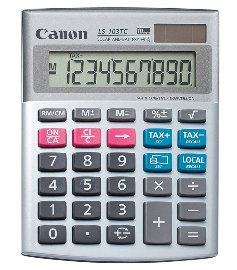 Calculator Birou 10Dig Ls103Tc Taxe Canon