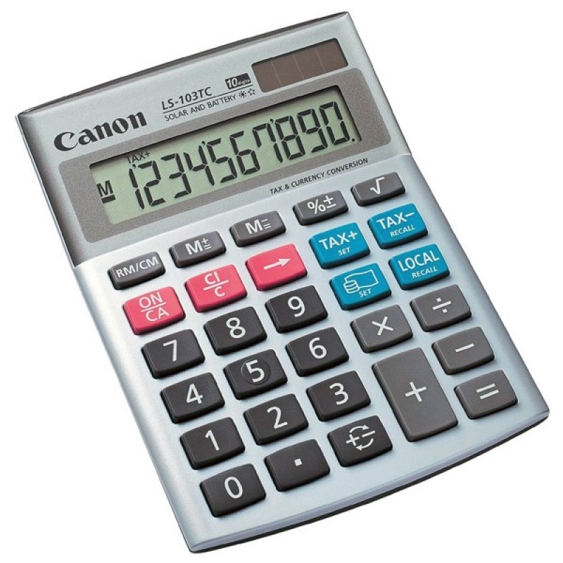 Calculator Birou 10Dig Ls103Tc Taxe Canon