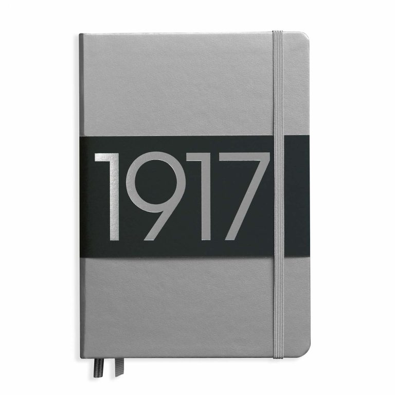 Caiet A5 Velin Coperta Rigida Argintiu Leuchtturm