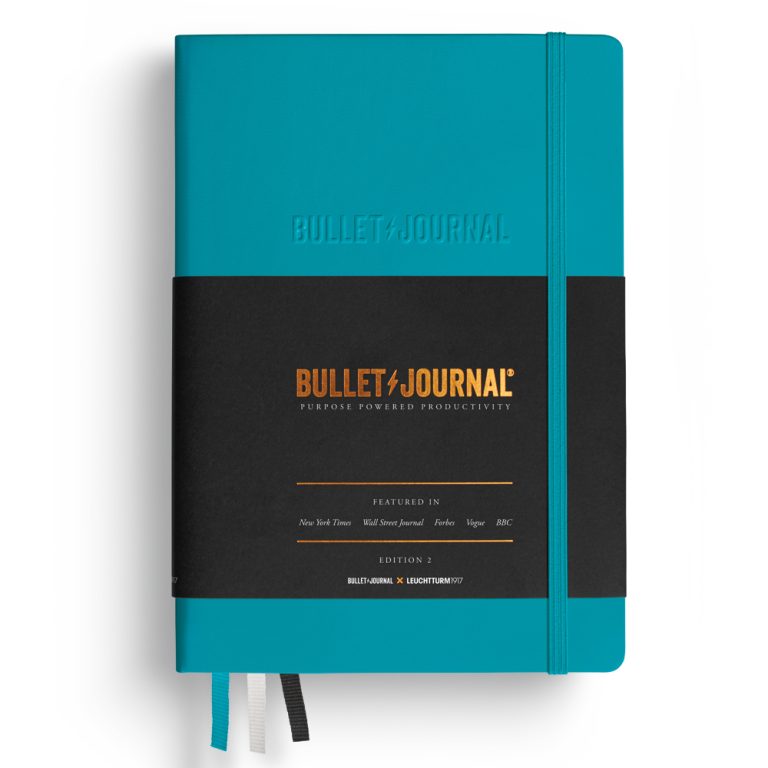 Caiet A5 Bullet Journal Ed. 2 Coperta Rigida Turcoaz Leuchtturm