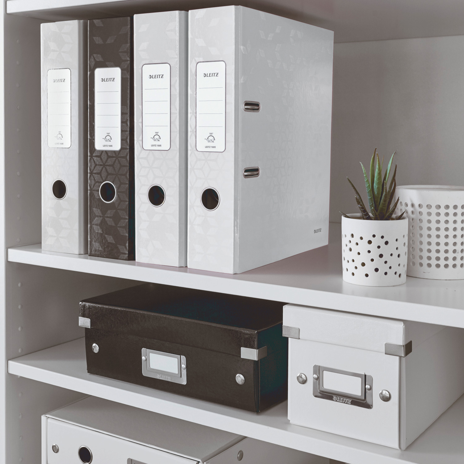 Biblioraft Plastifiat 8cm 180Grade Alb Wow Leitz