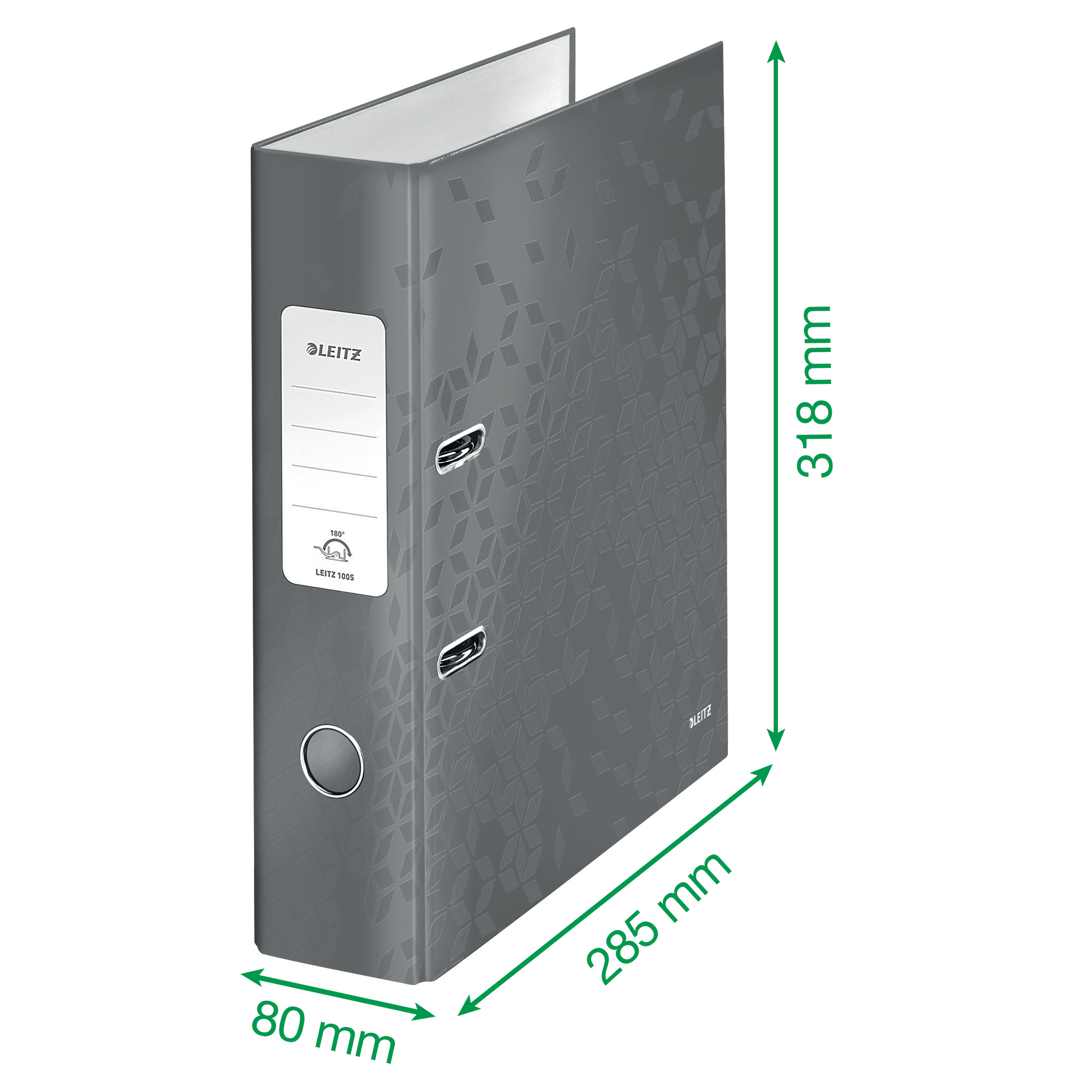 Biblioraft Plastifiat 8cm 180 Grade Rosu Wow Leitz