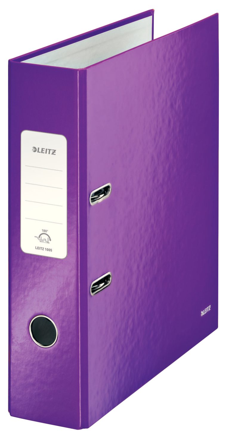 Biblioraft Plastifiat 8cm Mov Metalizat Wow Leitz