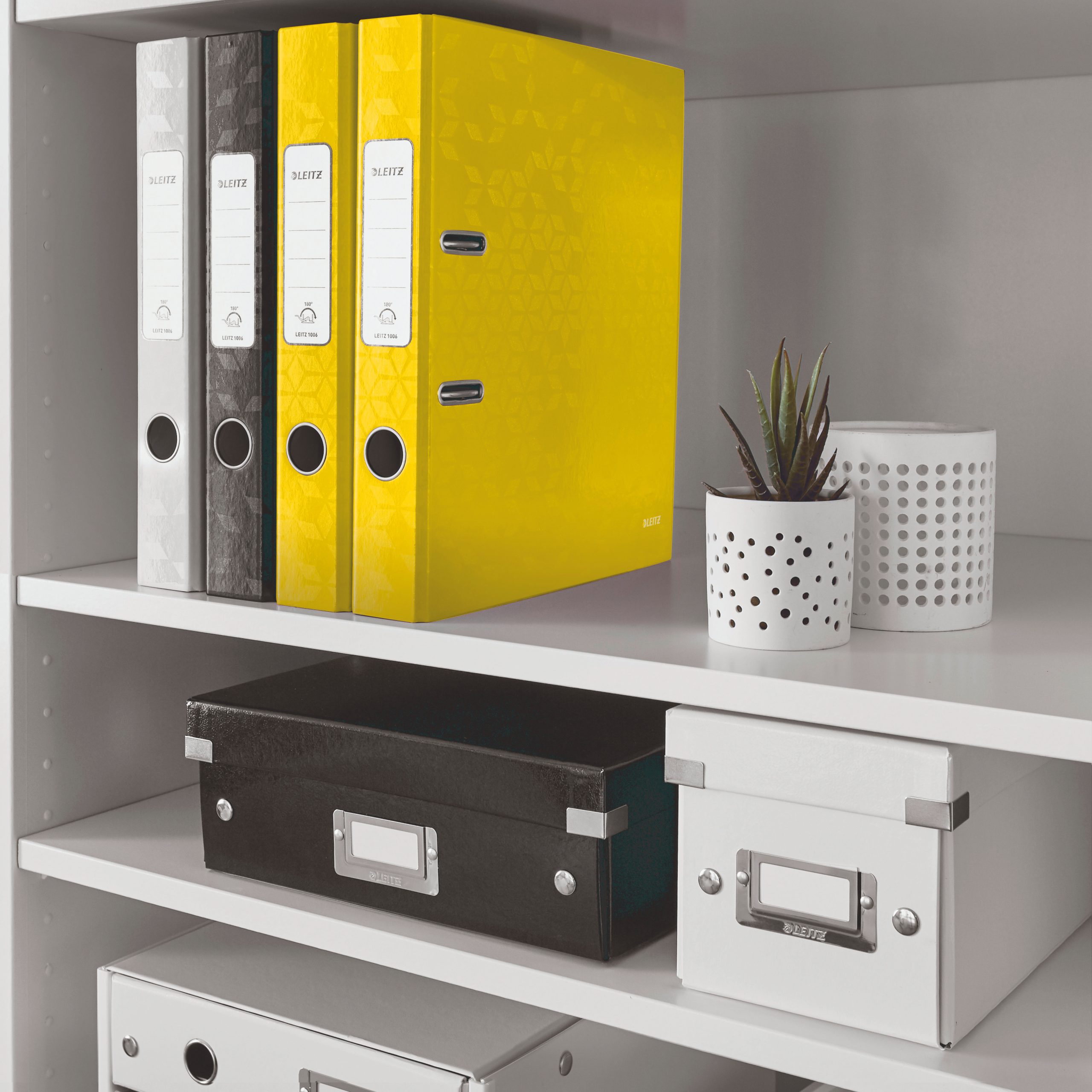Biblioraft Plastifiat 5.2cm 180Grade Galben Wow Leitz
