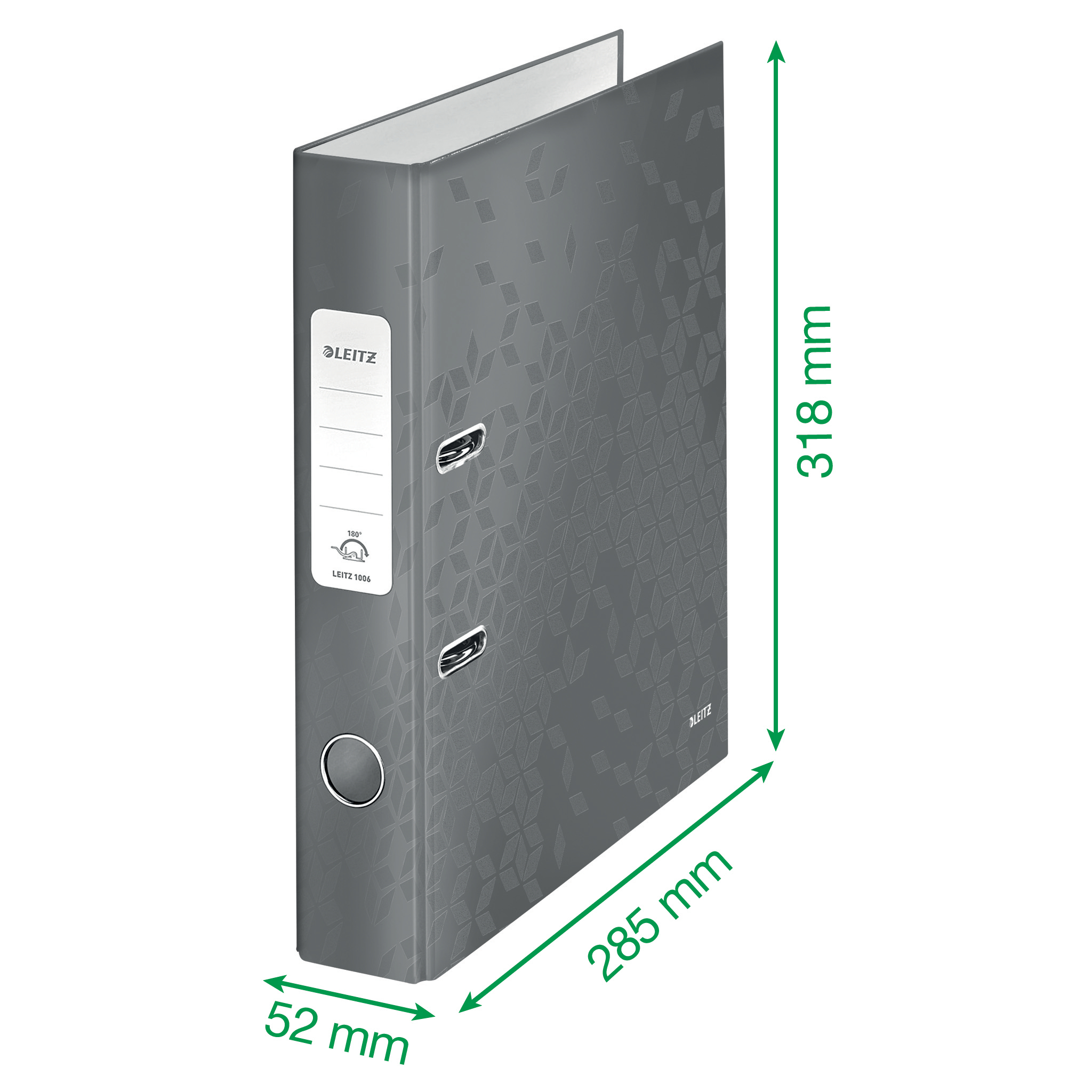 Biblioraft Plastifiat 5.2cm 180 Grade Rosu Wow Leitz