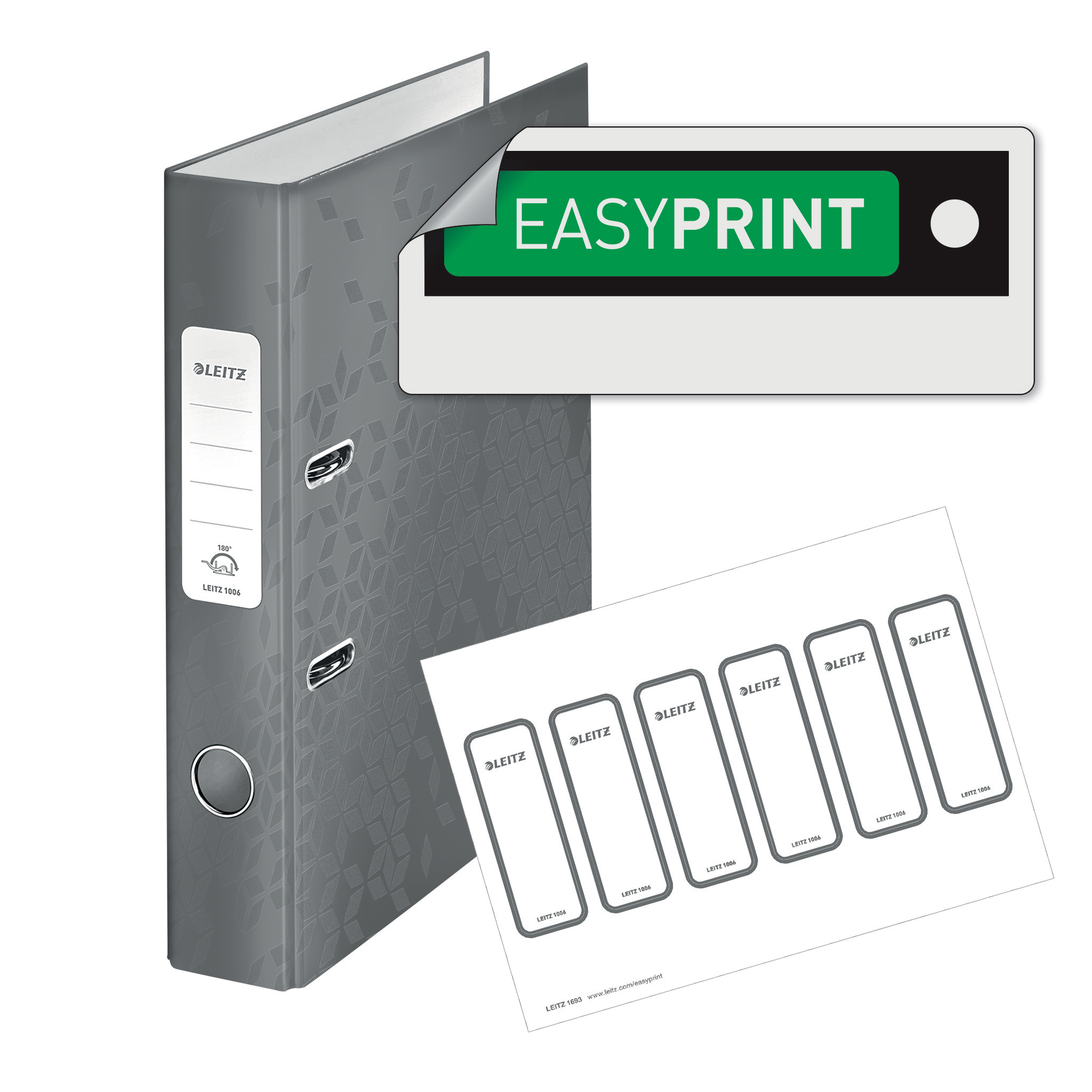 Biblioraft Plastifiat 5.2cm 180 Grade Rosu Wow Leitz