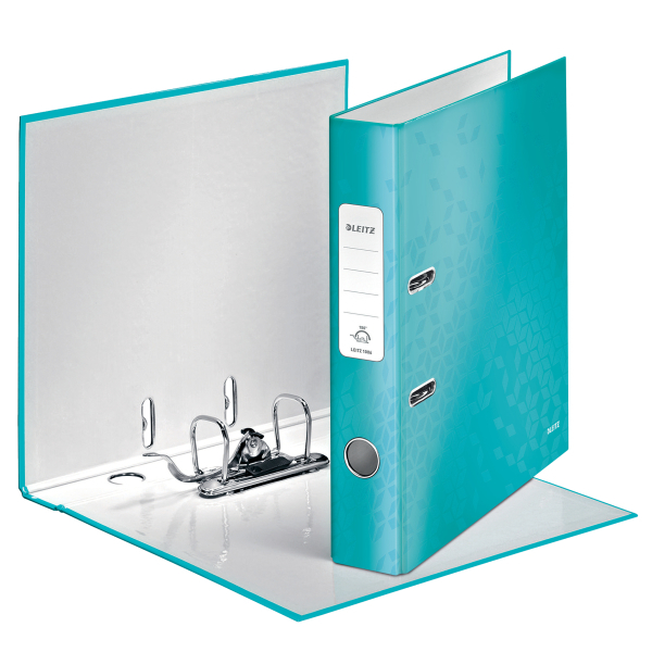 Biblioraft Plastifiat 5.2cm Turcoaz Metalizat Wow Leitz