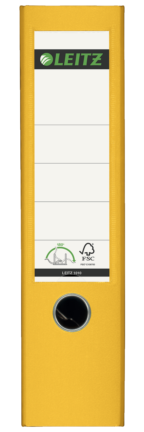 Biblioraft Plastifiat 8cm 180Grade Galben Leitz