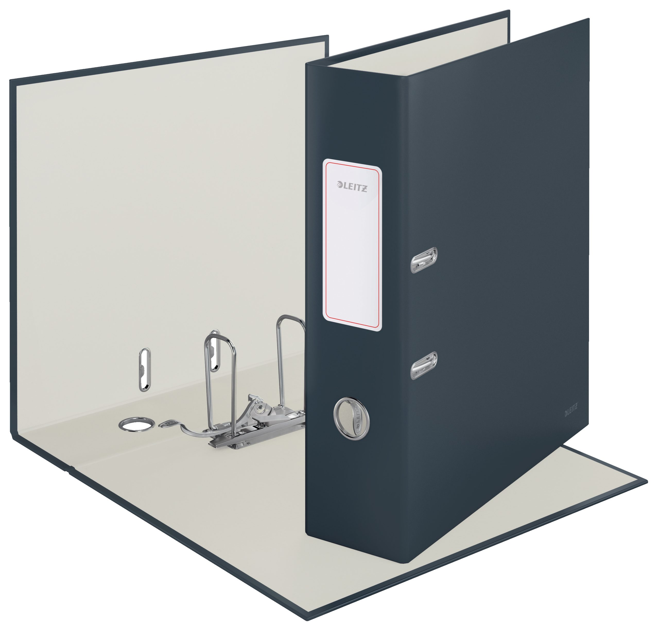 Biblioraft Plastifiat 8cm 180Grade Gri Antracit Cosy Leitz