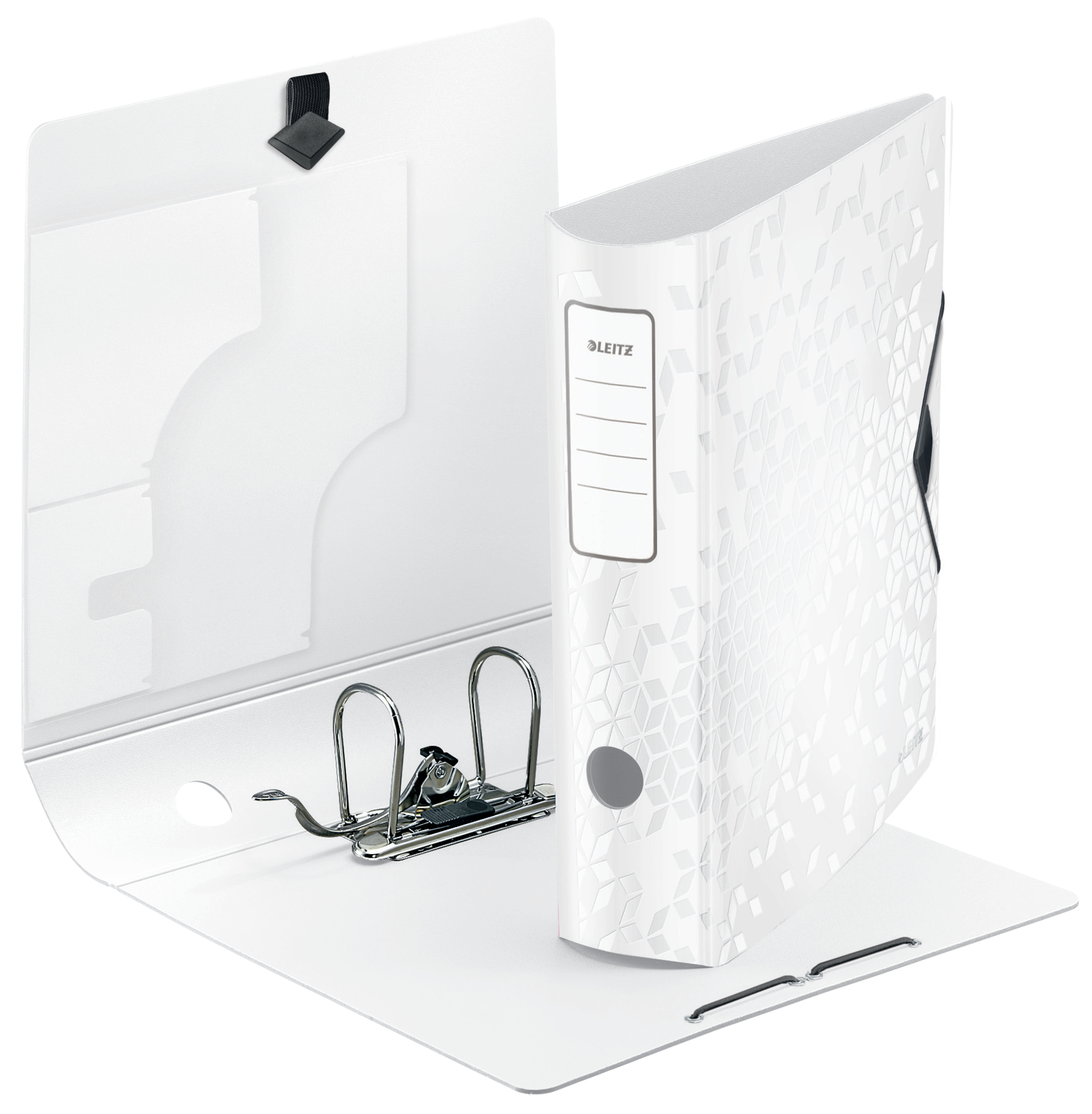 Biblioraft Plastifiat 8.2cm 180Grade Alb Active Wow Leitz