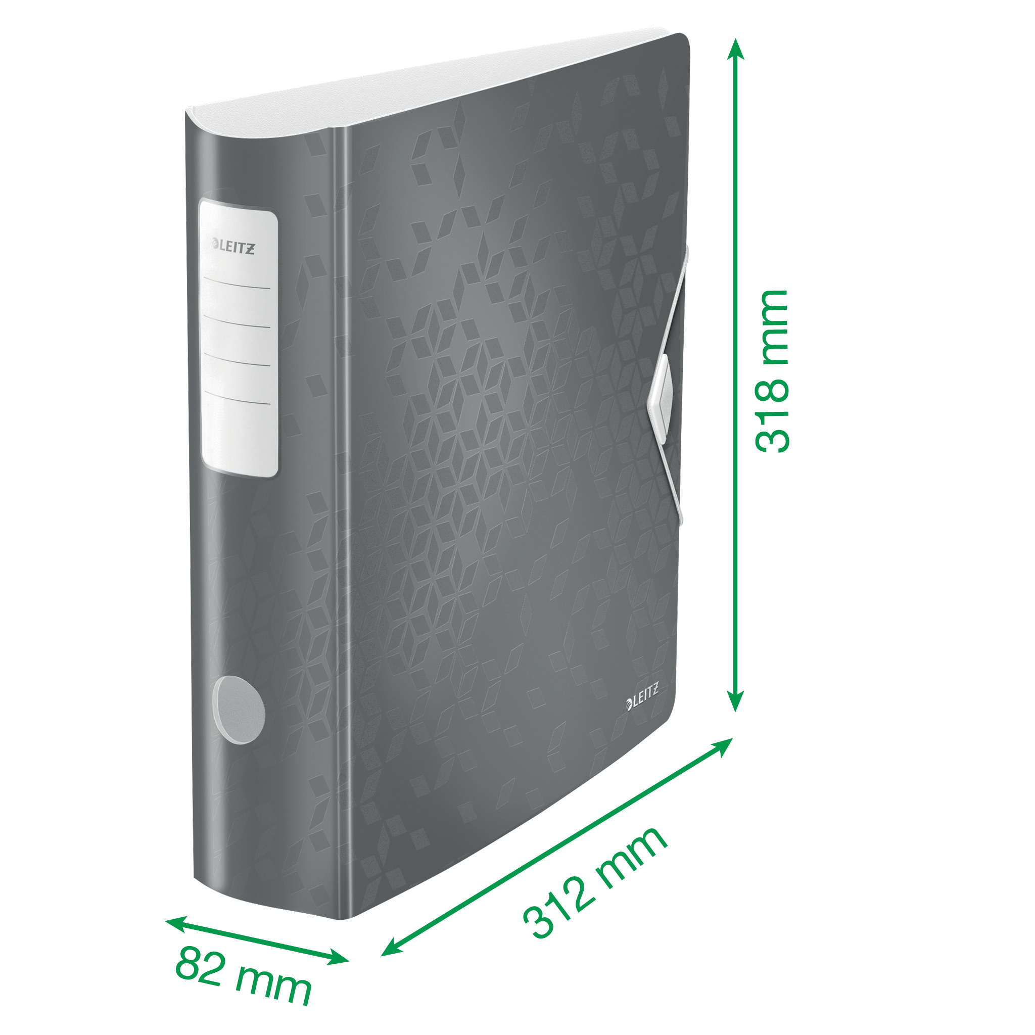 Biblioraft Plastifiat 8.2cm 180 Grade Rosu Active Wow Leitz