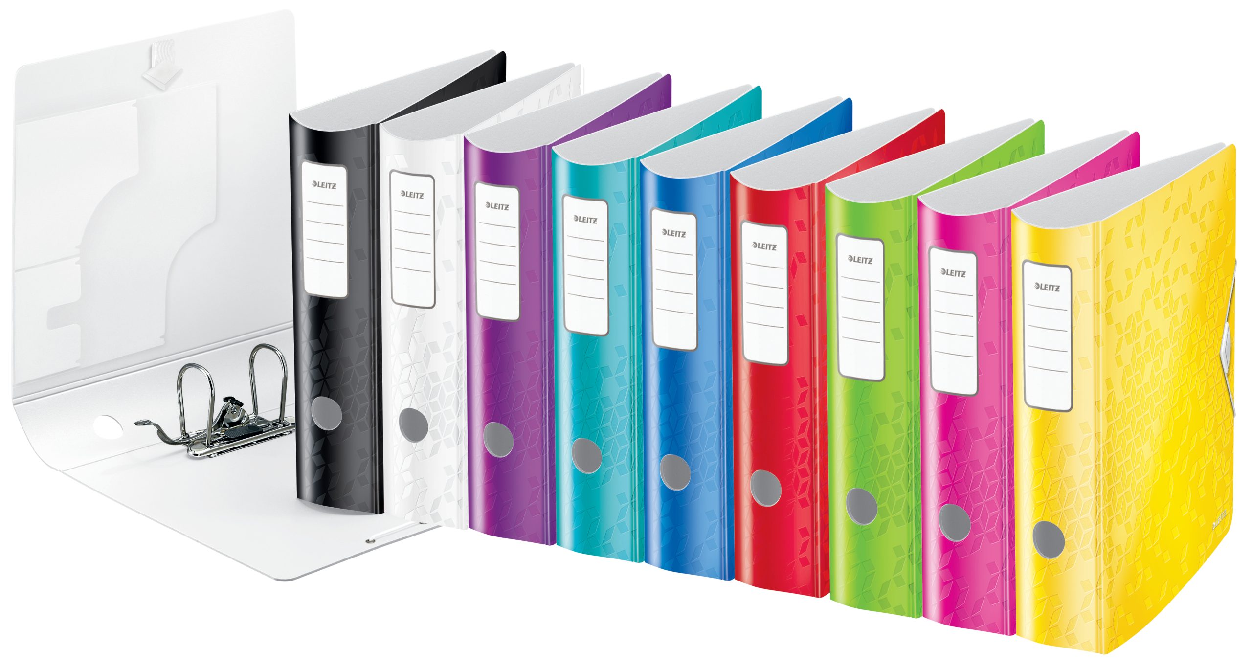 Biblioraft Plastifiat 8.2cm 180 Grade Rosu Active Wow Leitz