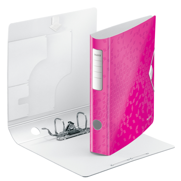 Biblioraft Plastifiat 6.5cm 180Grade Roz Active Wow Leitz