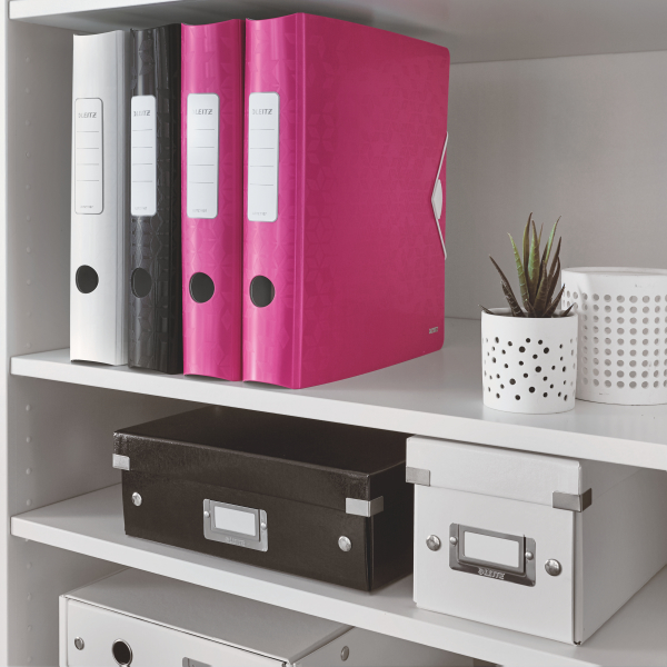 Biblioraft Plastifiat 6.5cm 180Grade Roz Active Wow Leitz