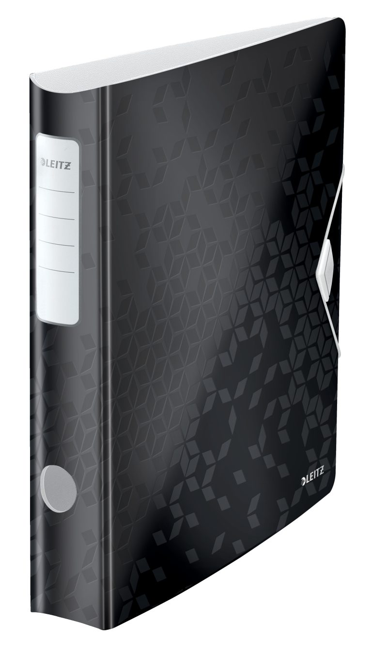 Biblioraft Plastifiat 5cm 180Grade Negru Active Wow Leitz
