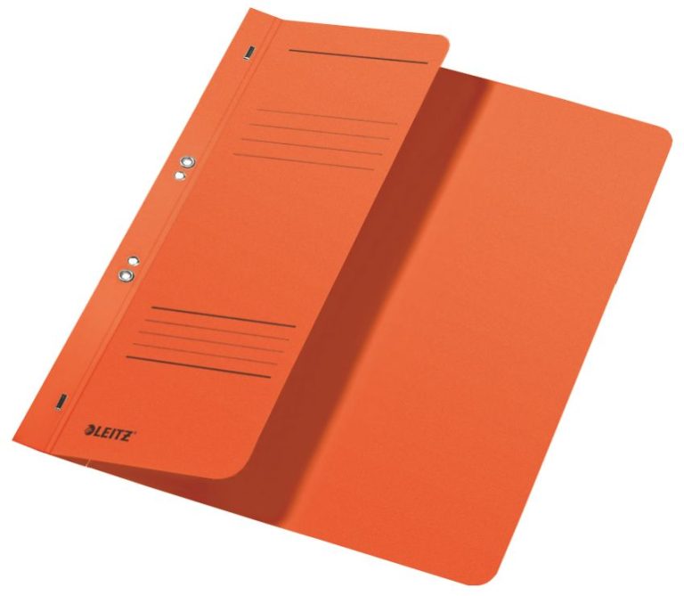 Dosar Carton Capse 1/2 Portocaliu  Leitz