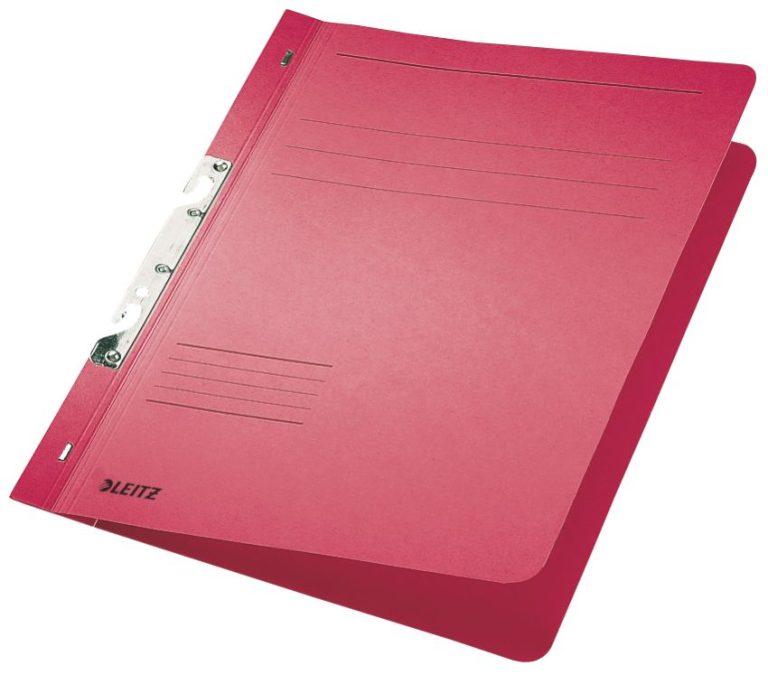 Dosar Carton Incopciat 1/1 Rosu Leitz